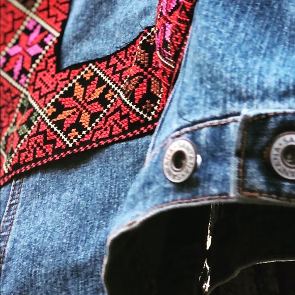 Denim Jeans Jacket . Size L - Picture 5 of 5